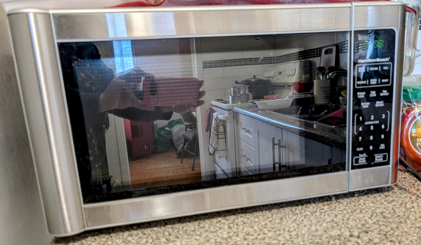 Hamilton Beach Stainless Steel Microwave 1.1cu - photo 2