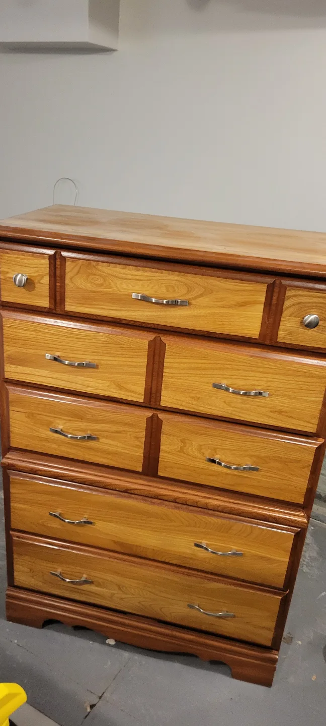 Tall Wooden Chest of Drawers image indicator(2)