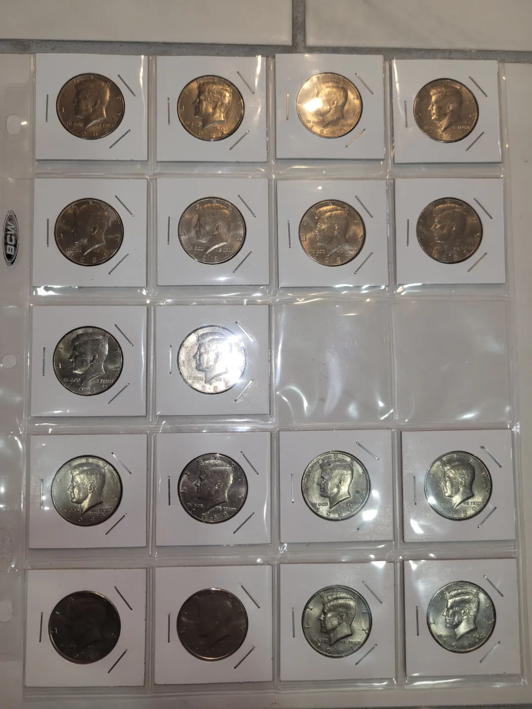 Collection of Kennedy Half Dollars image indicator(4)