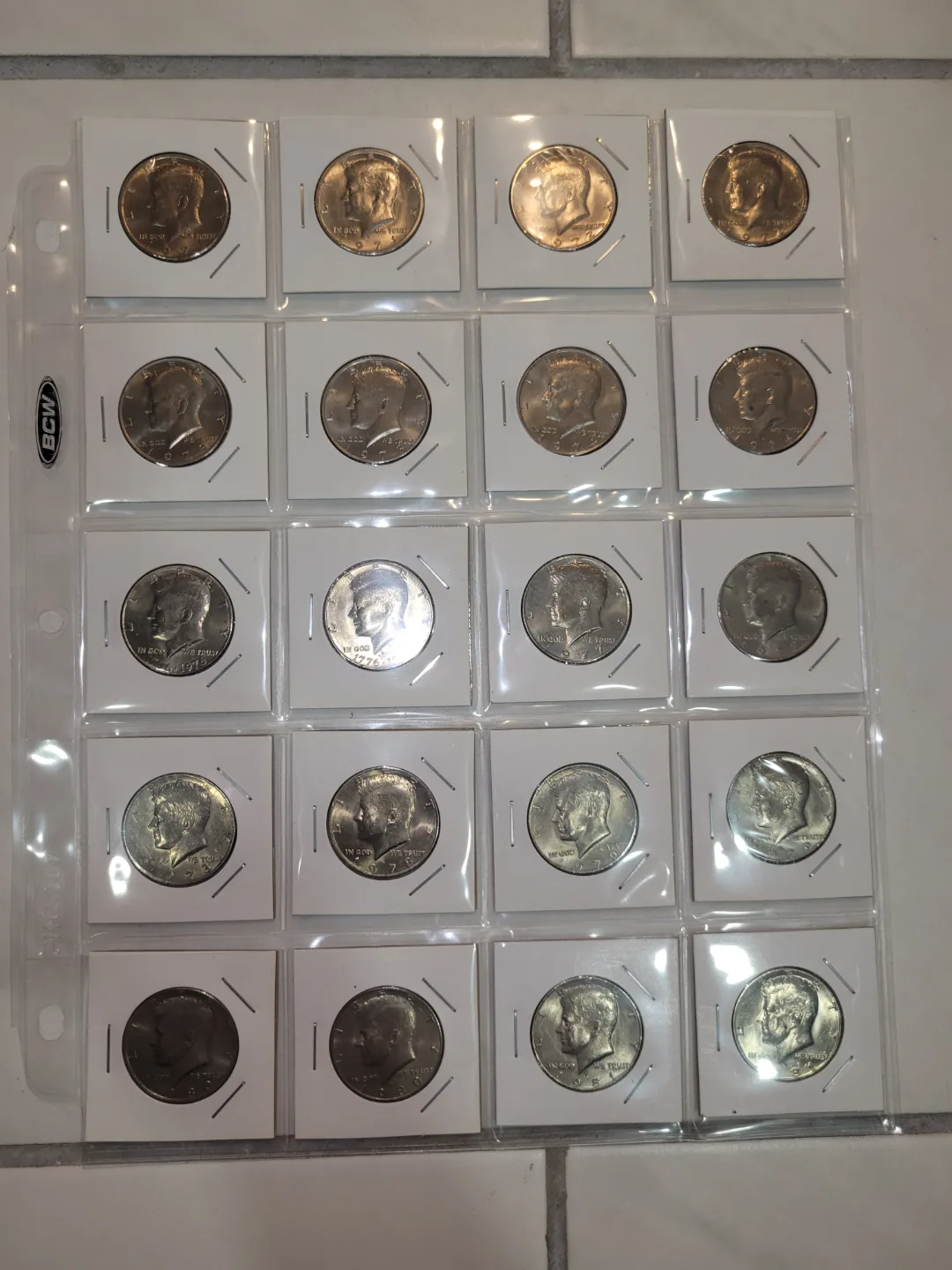 Collection of Kennedy Half Dollars image indicator(5)