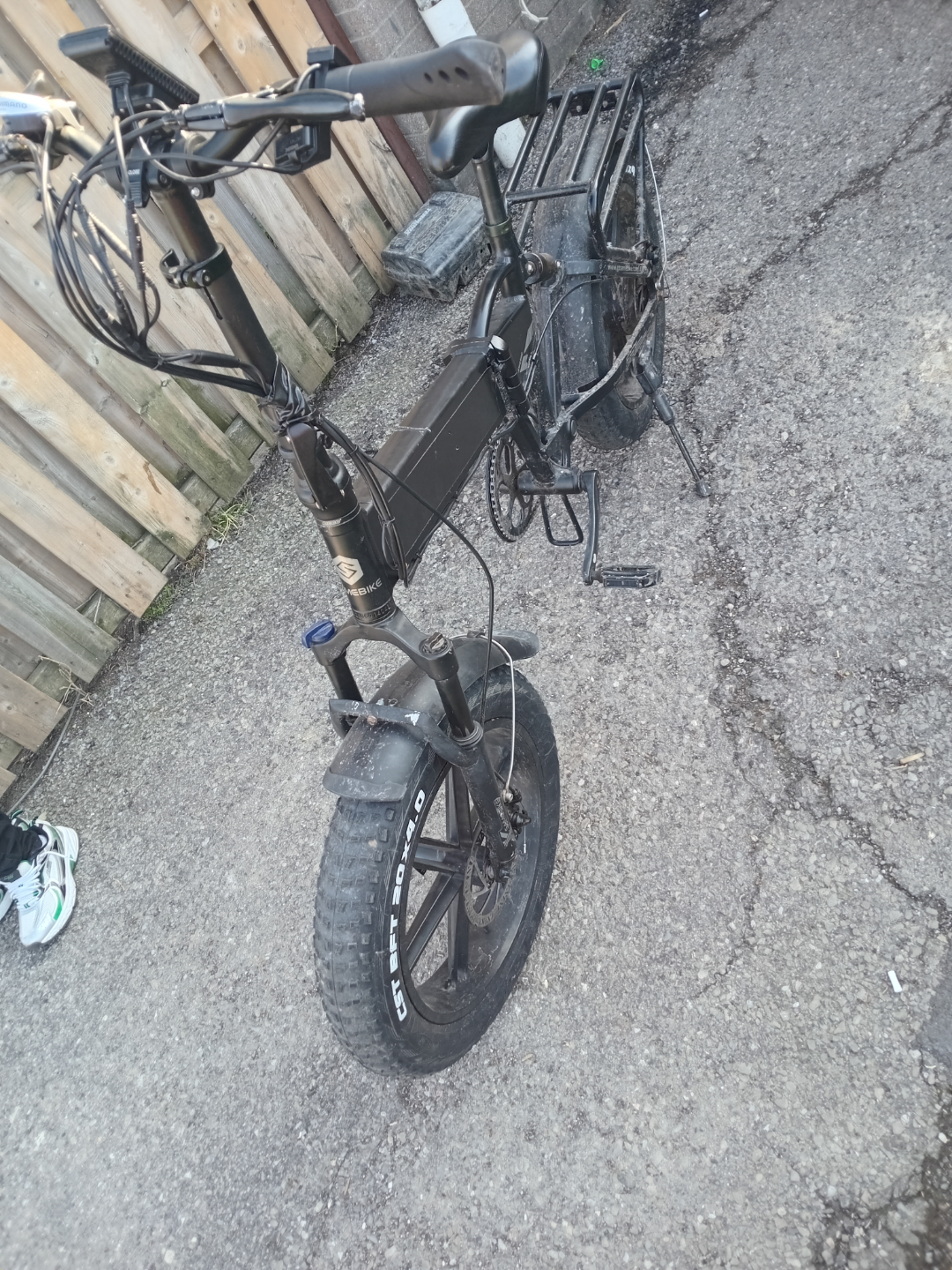 Folding Electric Bike with Fat Tires and Rear Rack - photo 3