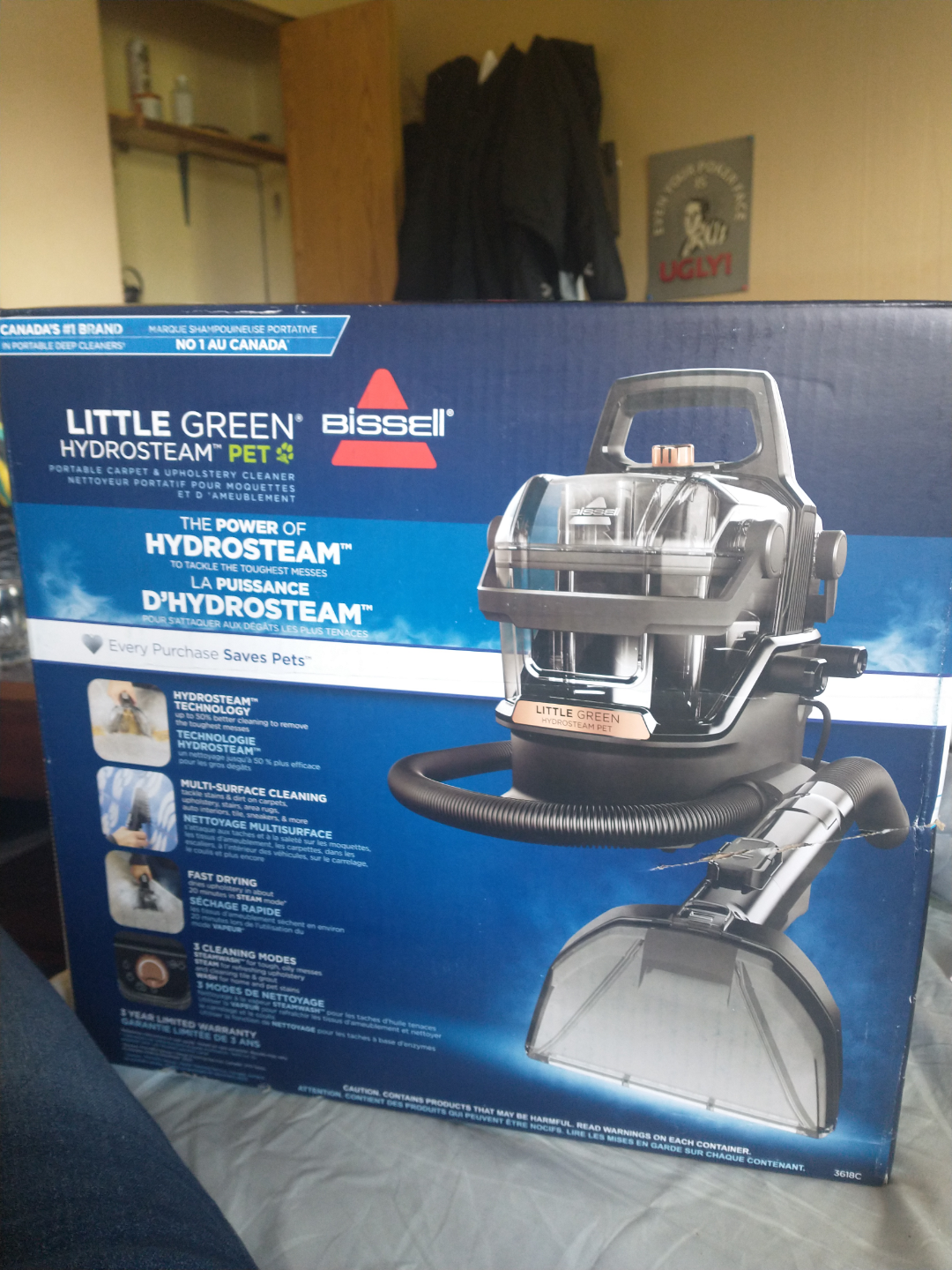 Bissell Little Green Hydrosteam Pet
