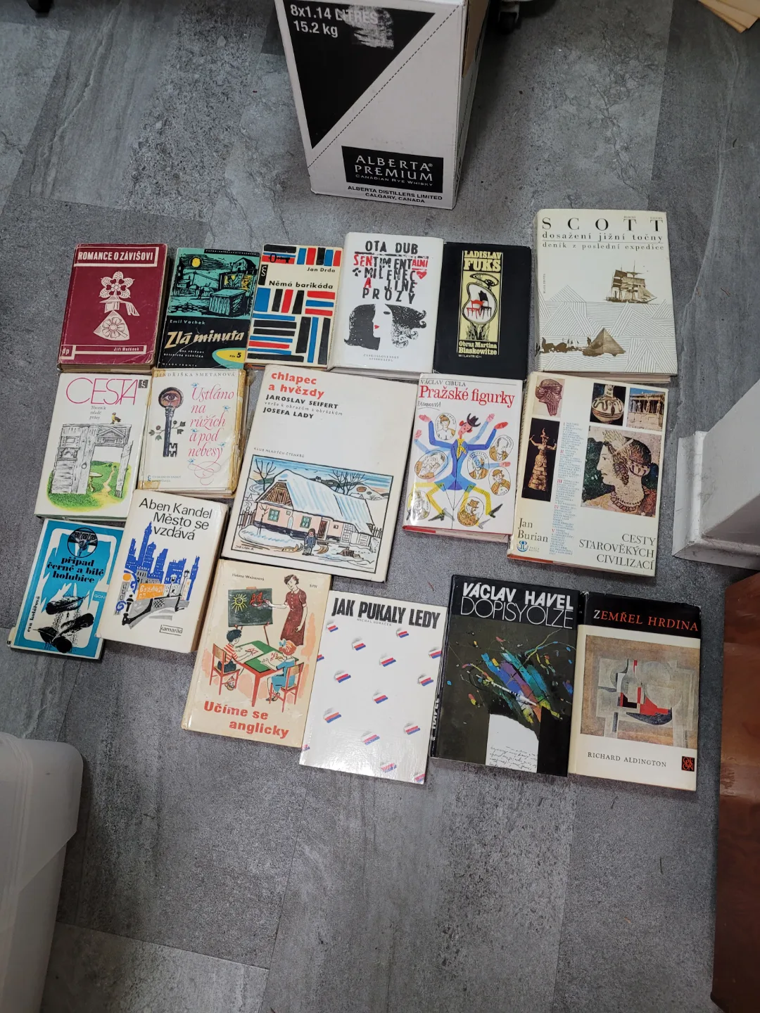 Collection of Vintage Czech Books