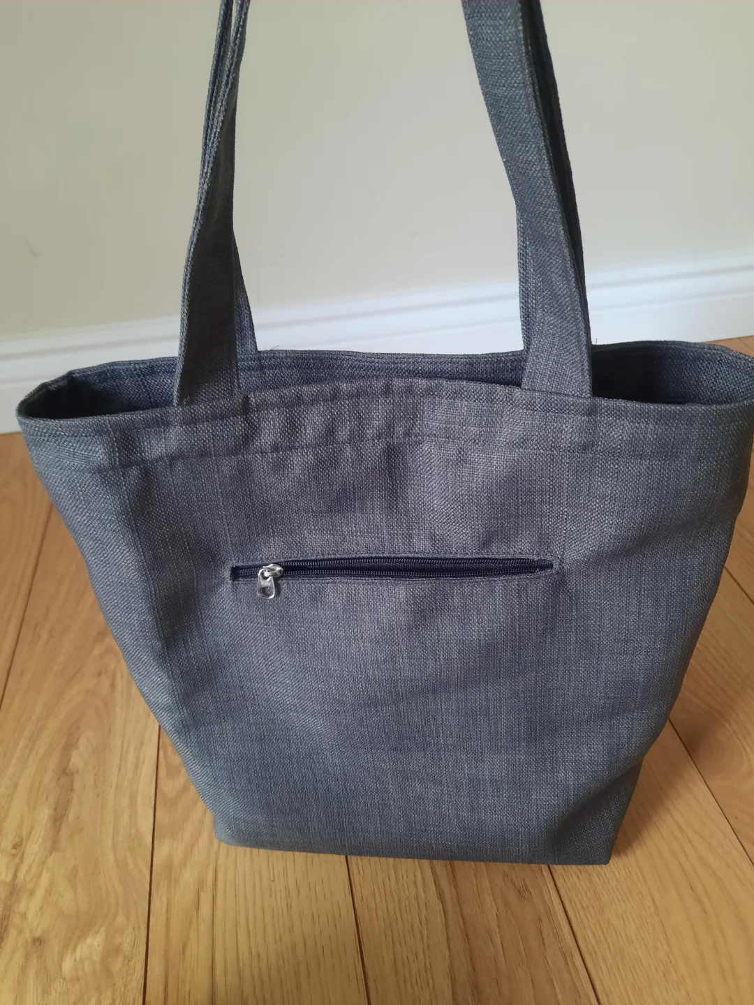 Hand Bag with Zipper Pocket and zipper closure also image indicator(4)