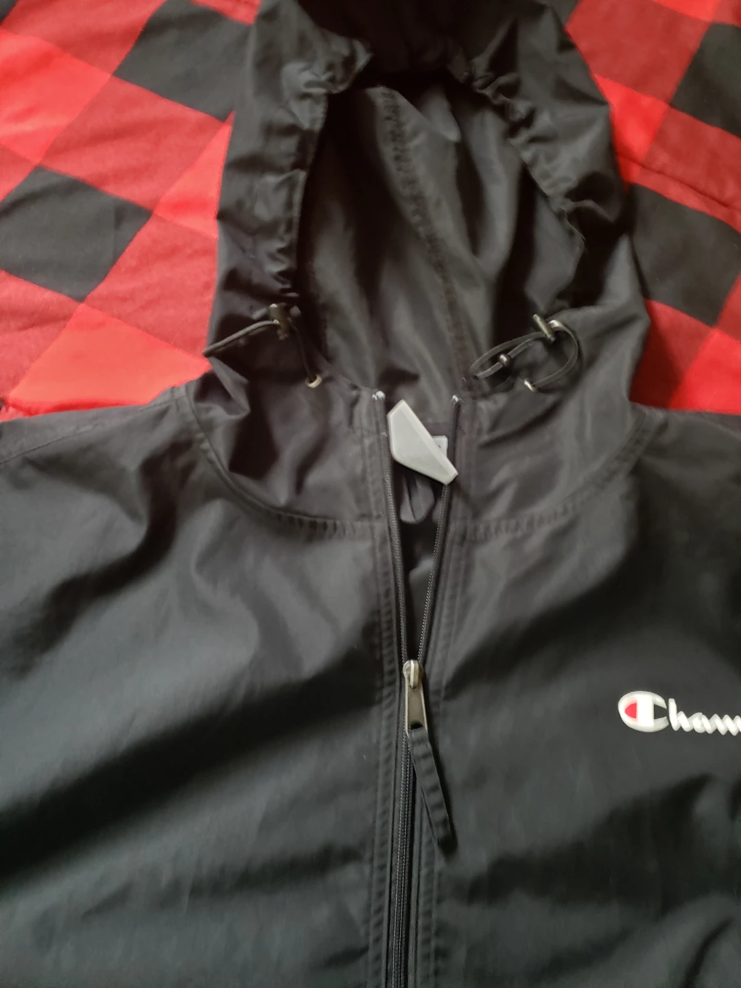 Champion Black Windbreaker Jacket - photo 2