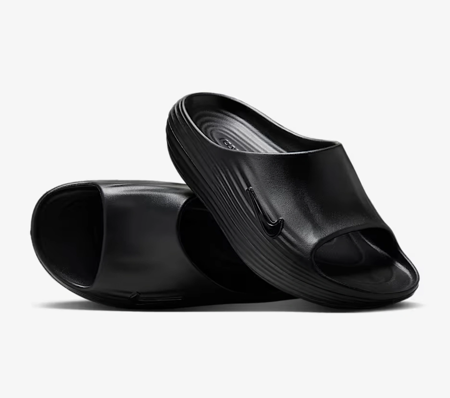 Nike ReactX Rejuven8 Slides - Black | Karrot