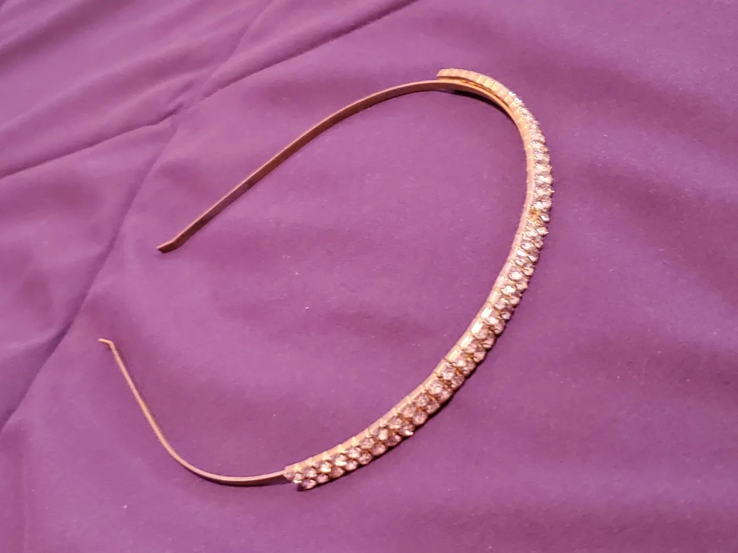 Gold Rhinestone Headbands/Hairbands image indicator(2)