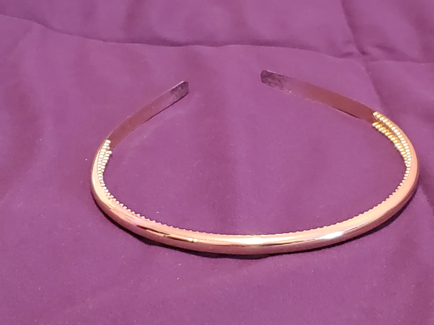 Gold Rhinestone Headbands/Hairbands image indicator(7)