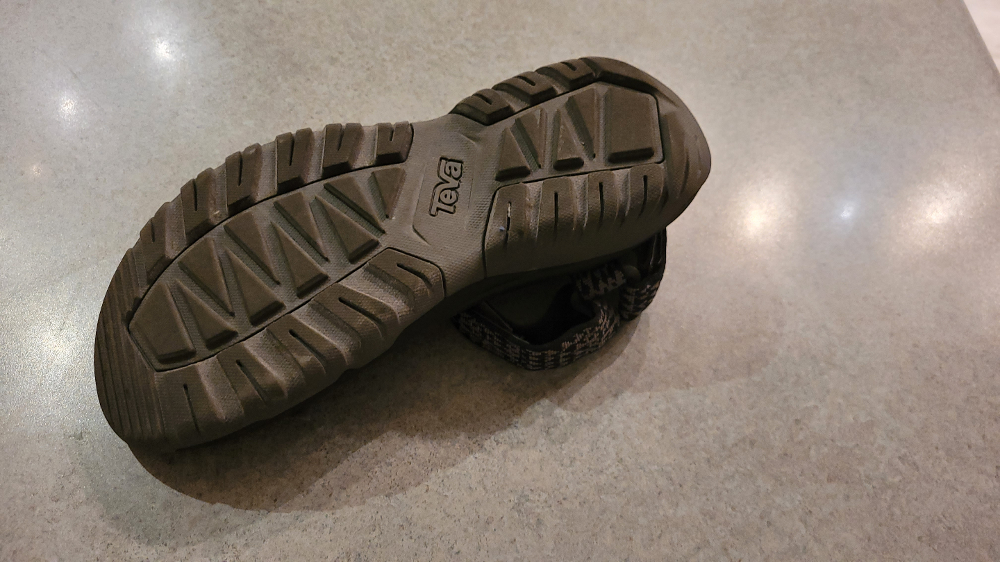 Teva Unisex Black and Grey Sandals - photo 3
