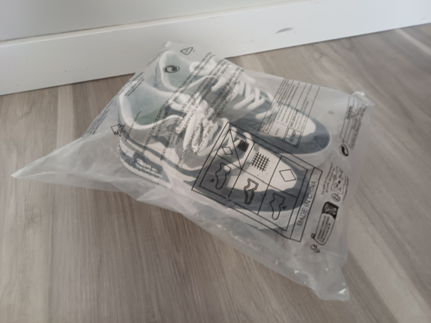New Stylish Grey and White Sneakers