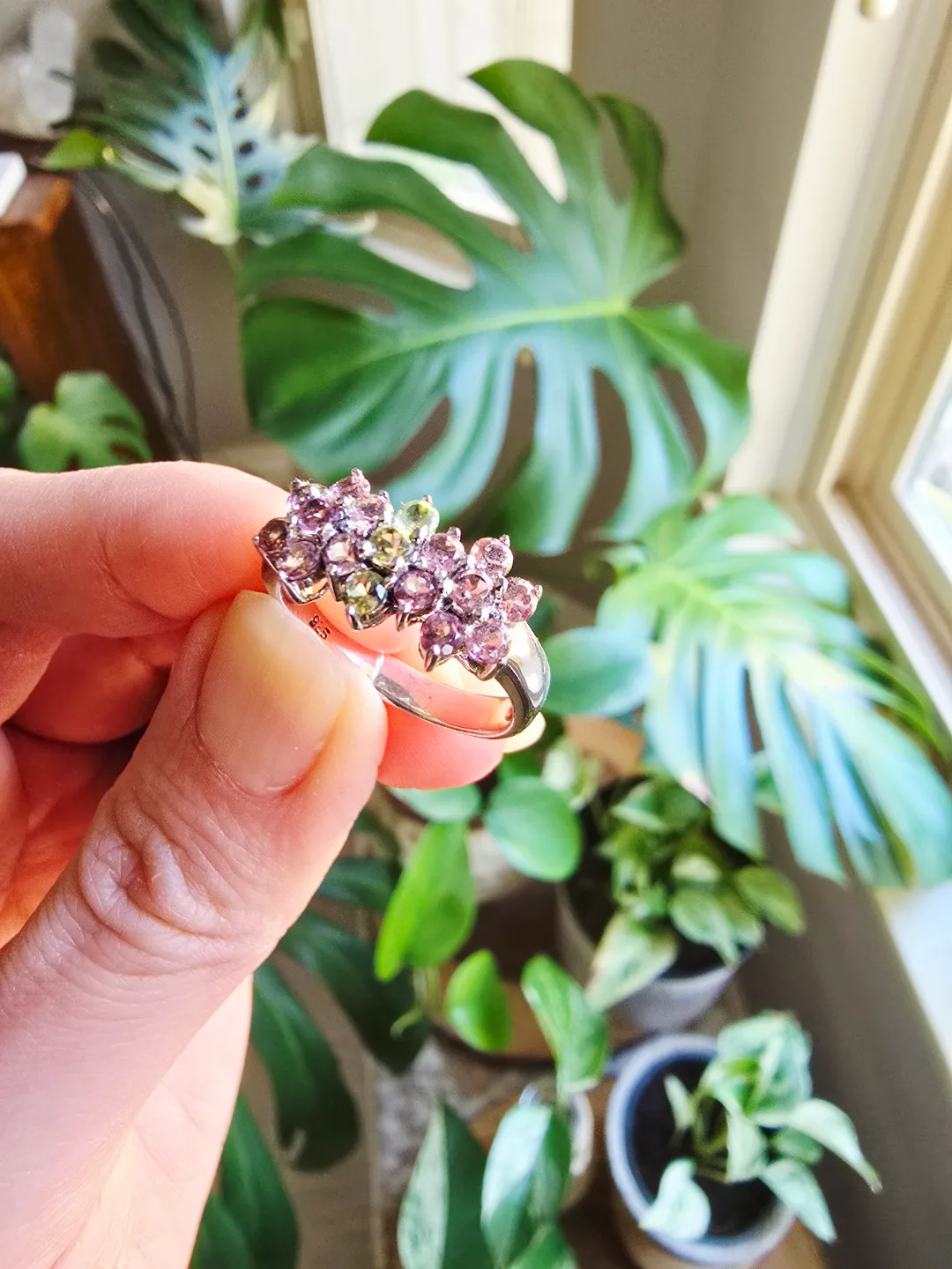 New with tag Tourmaline natural gemstone ring thumbnail
