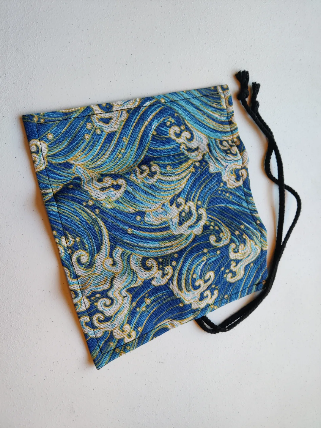 New 12-Hole pen holder - classic Blue Ocean Wave Design image indicator(3)