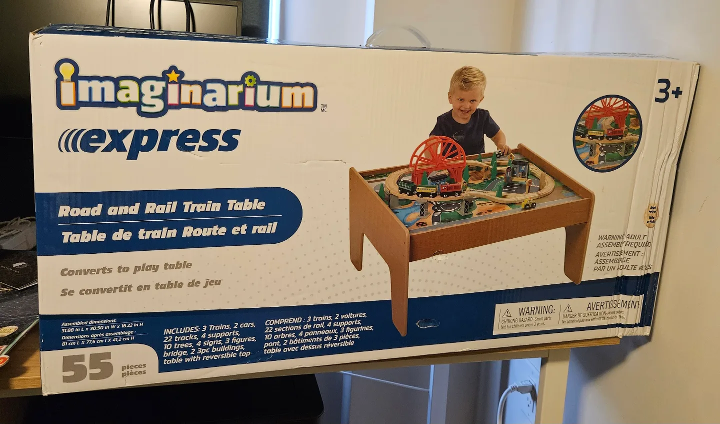 Imaginarium Express Road and Rail Train Table - 55 Pieces thumbnail