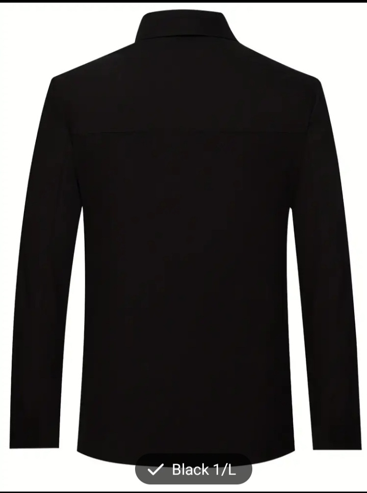 Brand New Men's Black Zipper Jacket Size L - photo 3