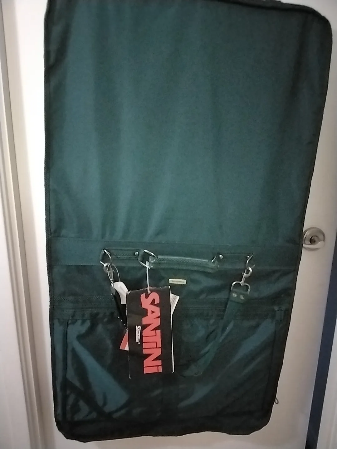 Santini Garment Bag - Dark Green thumbnail