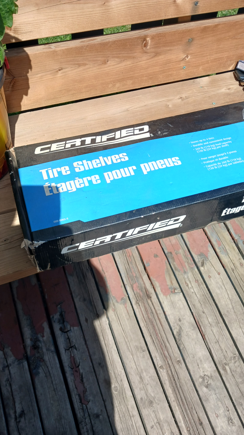 CERTIFIED Tire Shelves - New in Box
