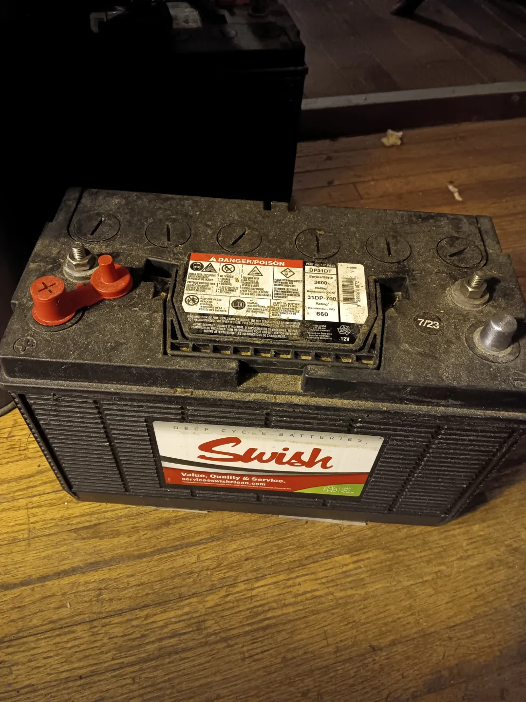 Pair of Swish Deep Cycle Batteries - DP310T image indicator(2)