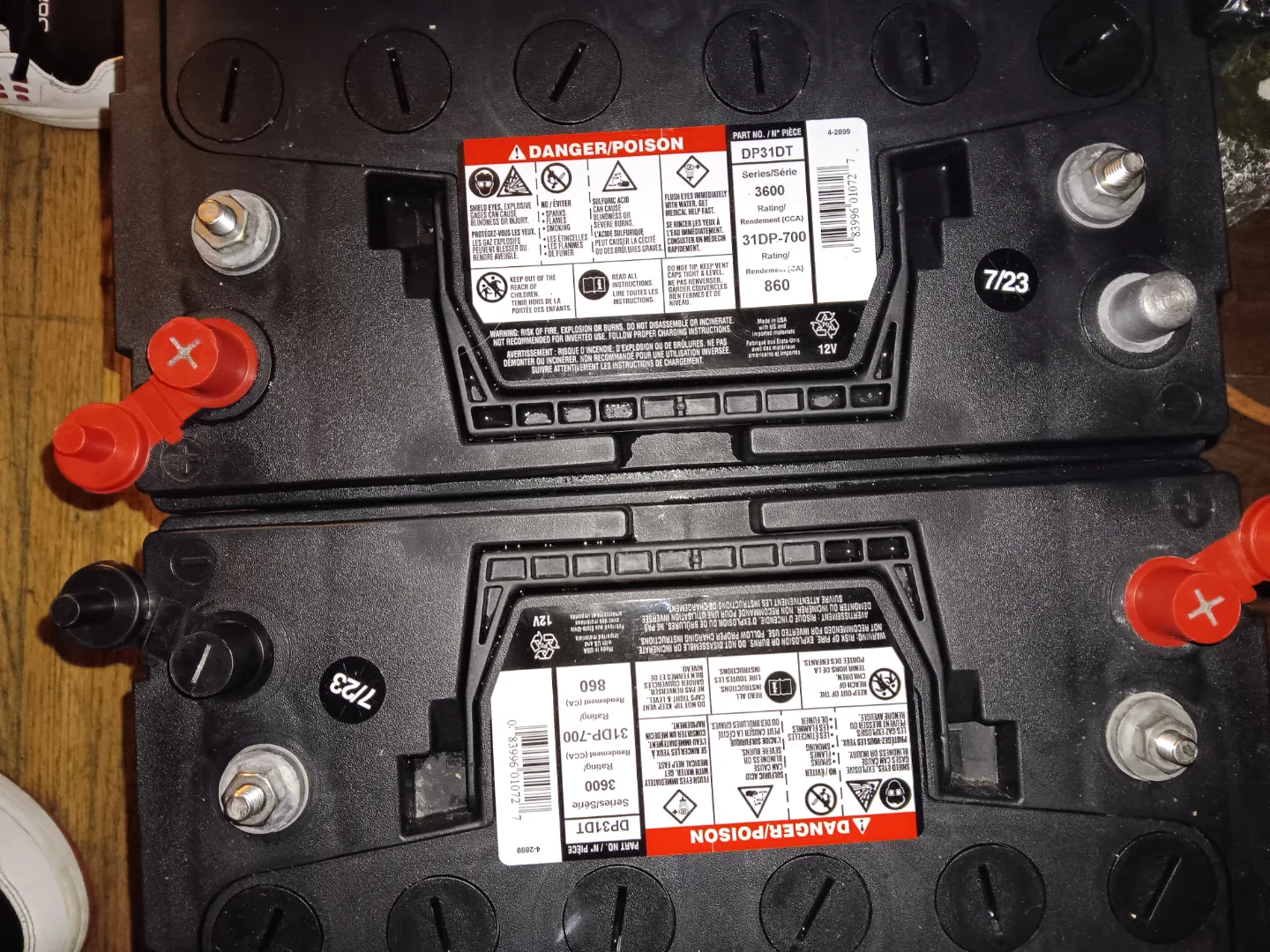 Pair of Swish Deep Cycle Batteries - DP310T image indicator(3)