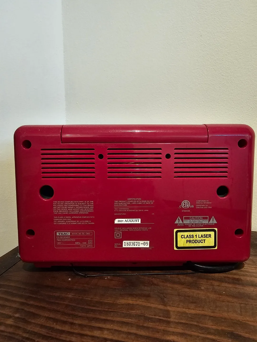 Vintage Teac Stereo CD Receiver - Red image indicator(2)