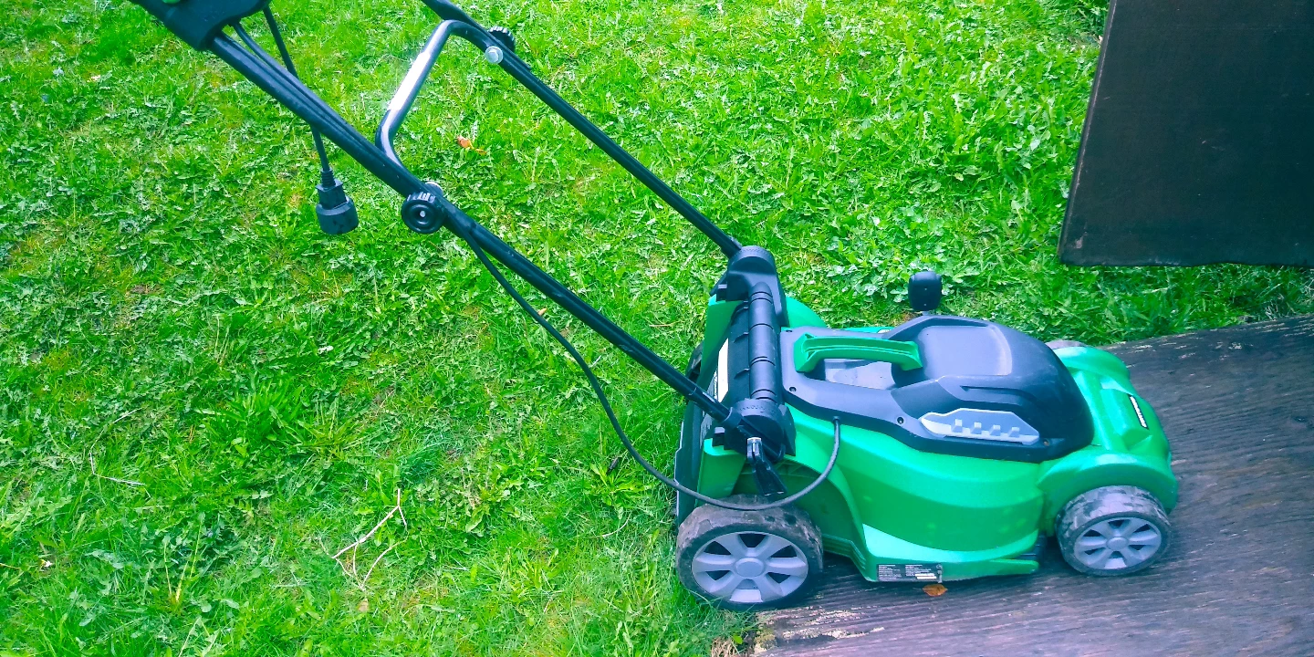 Certified Green Corded Lawn Mower