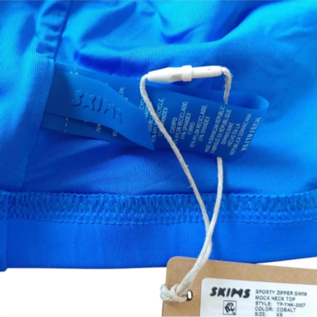 SKIMS 2 PC Swim Sporty Zipper Top & Mini Skirt image indicator(6)