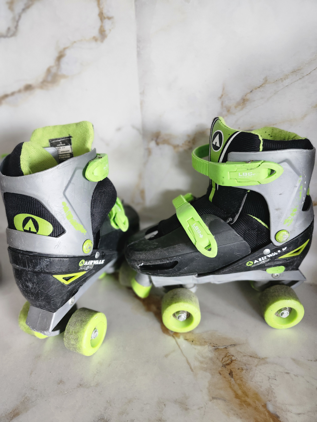 Airwalk Adjustable Quad Skates, Size 3-6