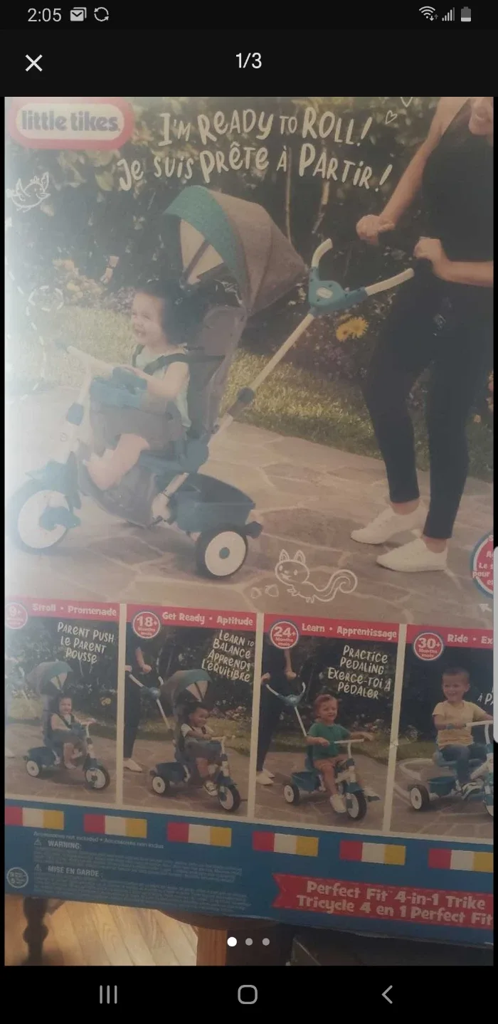 Little Tikes Perfect Fit 4-in-1 Trike - new image indicator(3)