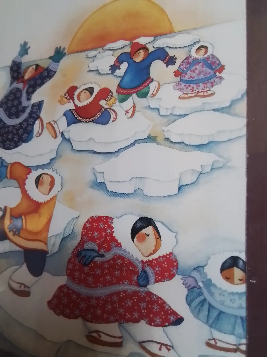 Barbara Lavallee 1996 "Arctic Hopscotch" Signed Framed Print image indicator(5)