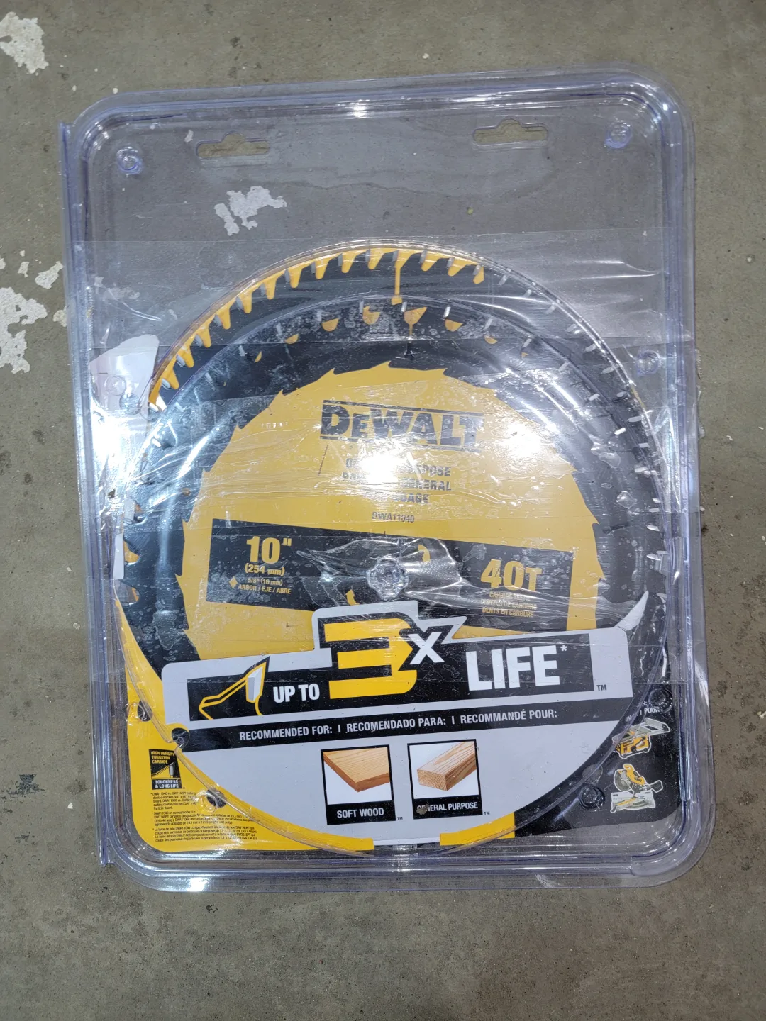 DEWALT 10" Circular Saw Blade thumbnail