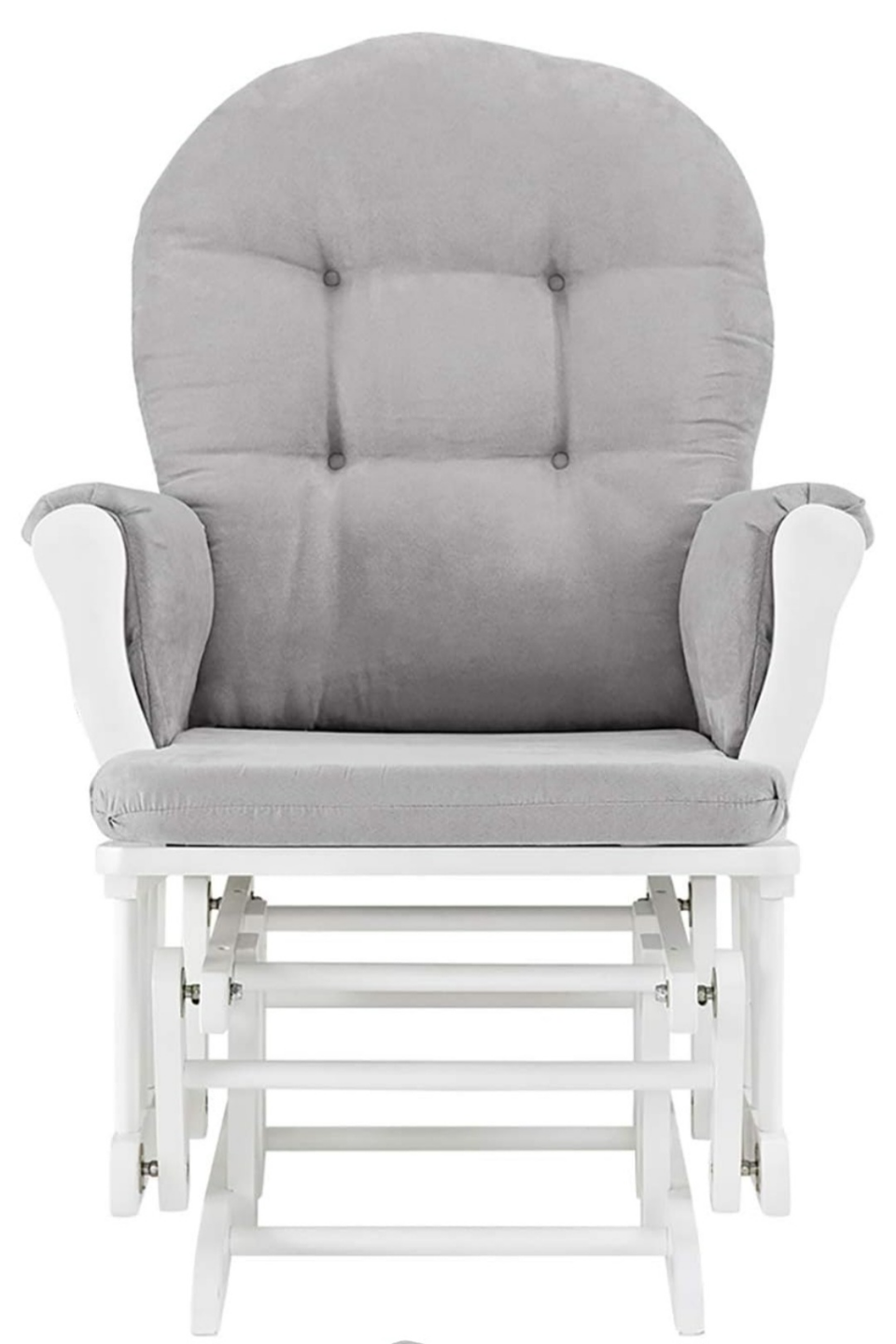 Glider Rocker Chair - White and Gray - photo 2