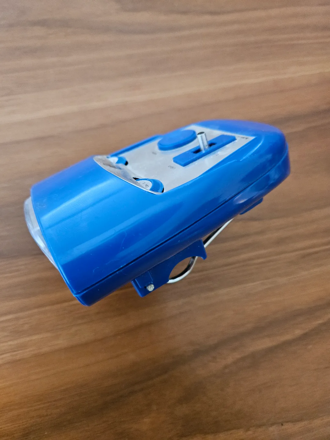 Vintage MP Blue Emergency Radio with Light and Siren image indicator(4)