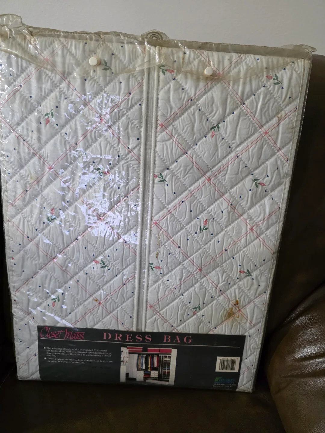 Vintage Closet Mates Dusty Rose Dress Bag image indicator(2)