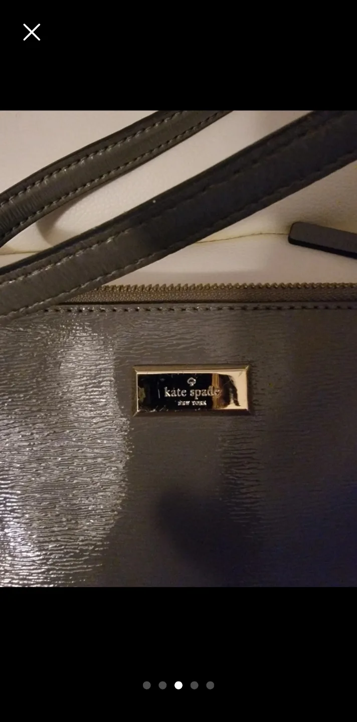 Authentic Kate Spade Bixby Place River Hare Grey Bag image indicator(3)