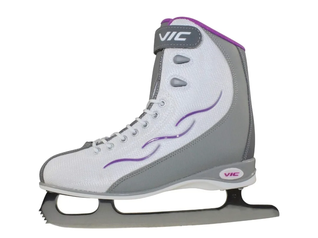Brand New Ice Skates, Women, White/Grey/Purple $70 Firm image indicator(2)