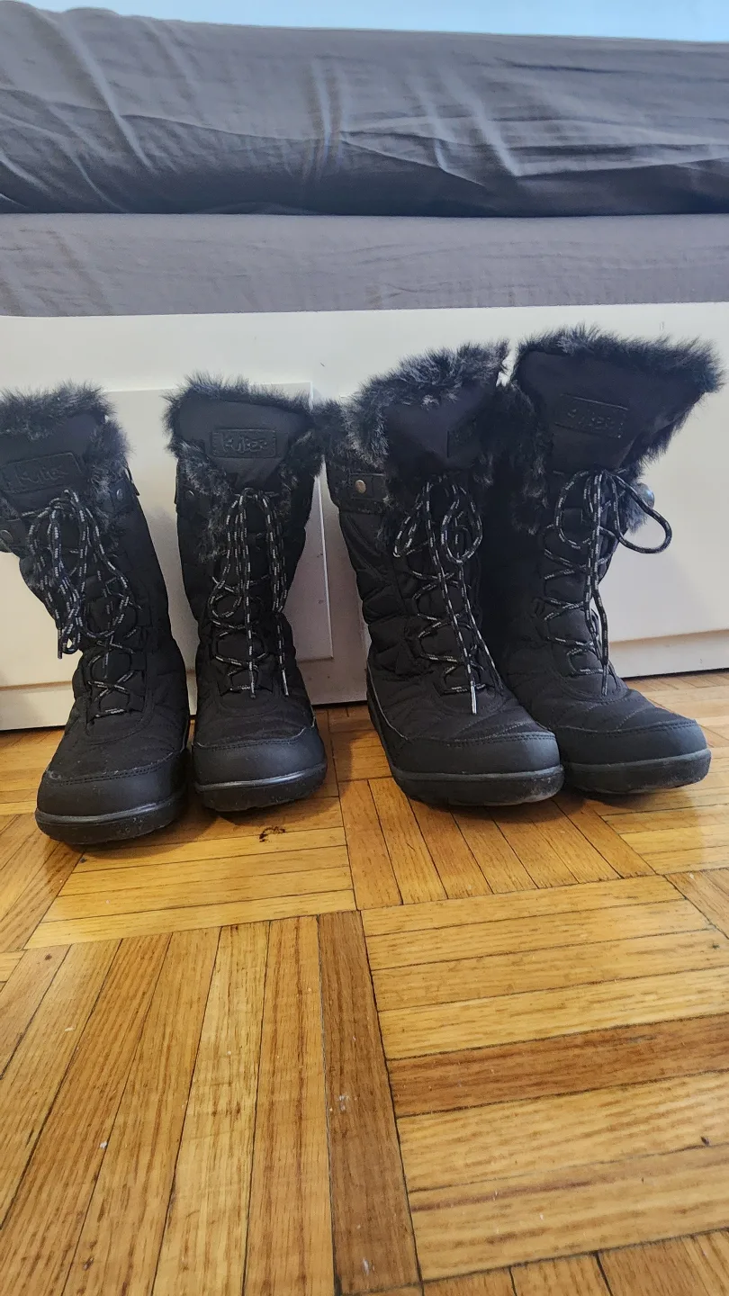 Kuiper Women's Size 8 & 11 Black Winter Boots thumbnail