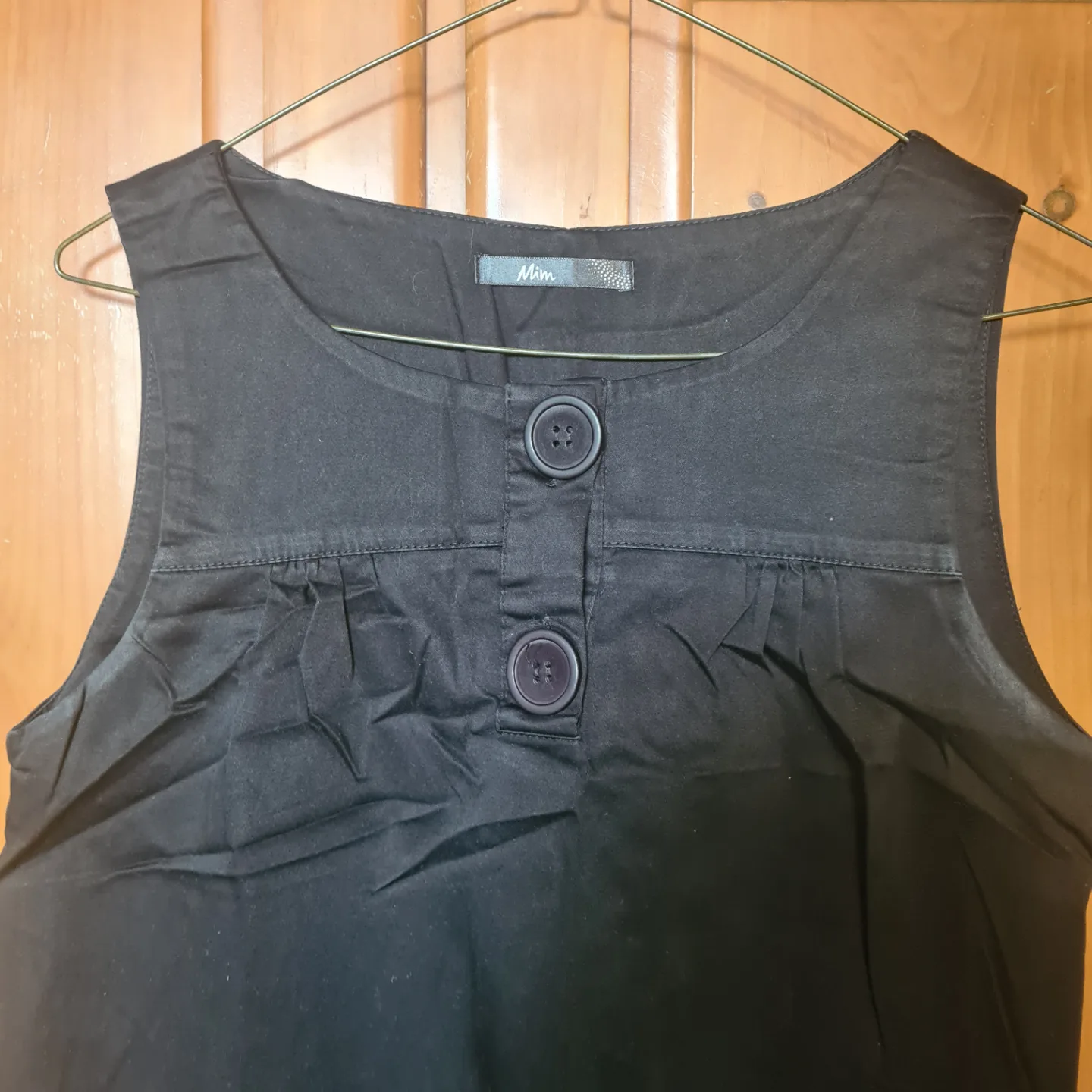 🧡 Black Sleeveless Mini Dress Size 8 image indicator(2)