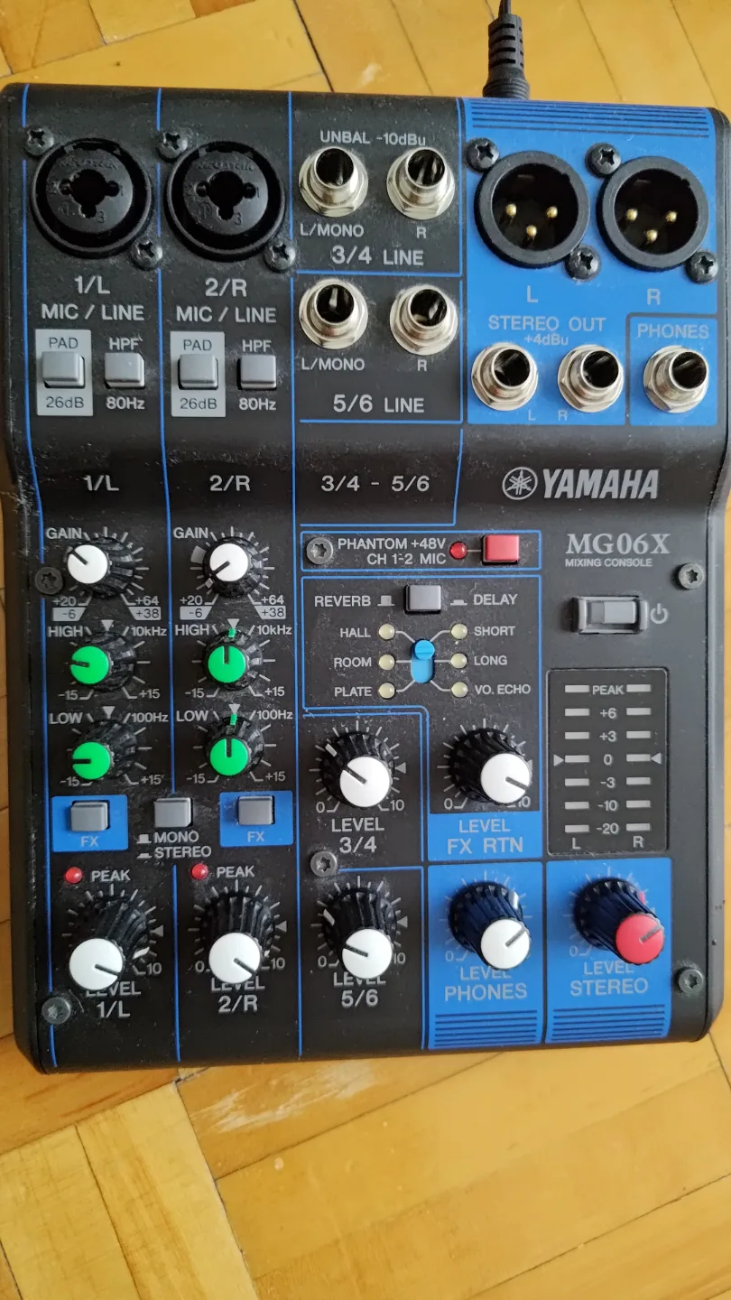 Yamaha MG06X Mixer with effects image indicator(3)
