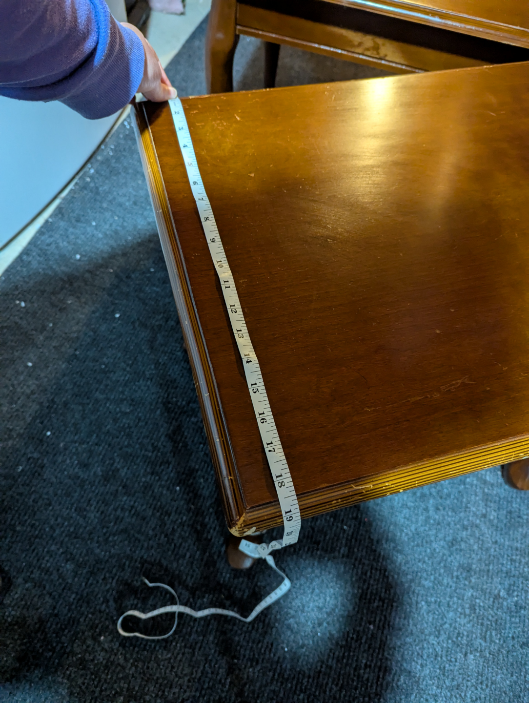 2 vintage end tables - photo 3