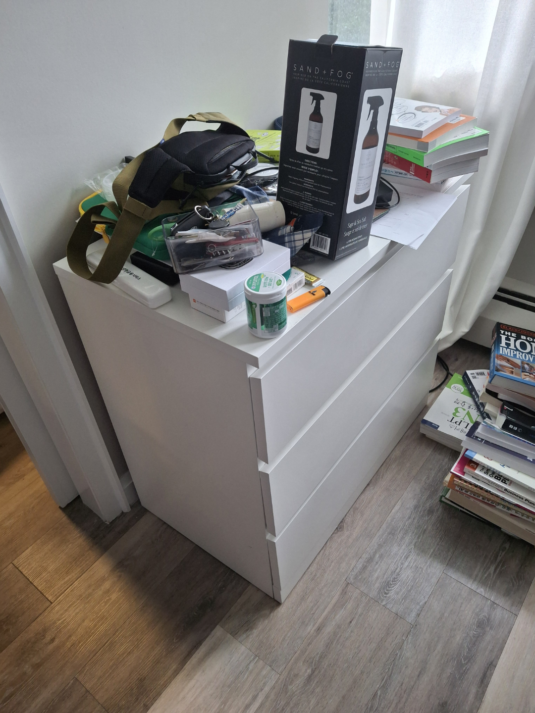 White 3-Drawer Chest