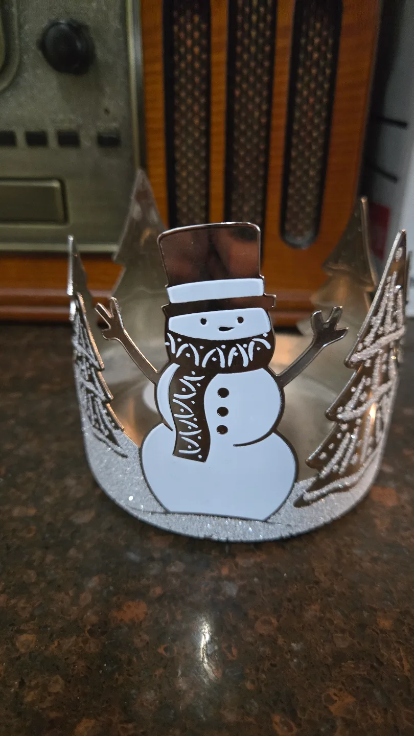 Bath & Body Works Snowman Candle Holder thumbnail