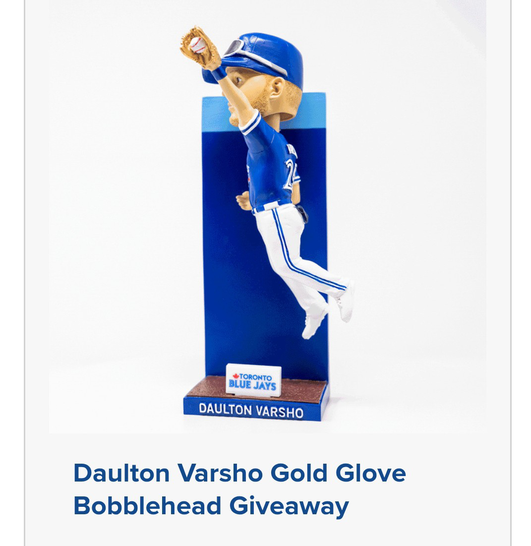 Trade Alejandro Kirk for Daulton Varsho bobblehead - photo 2