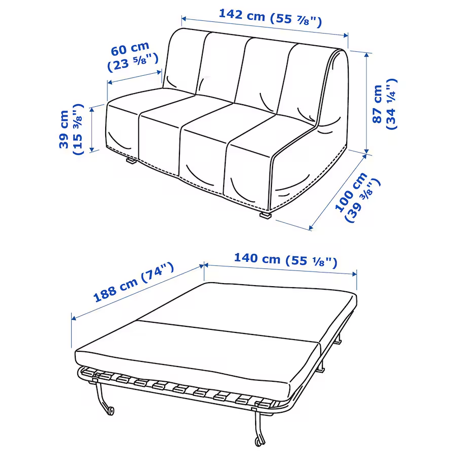 LYCKSELE sofabed - photo 4