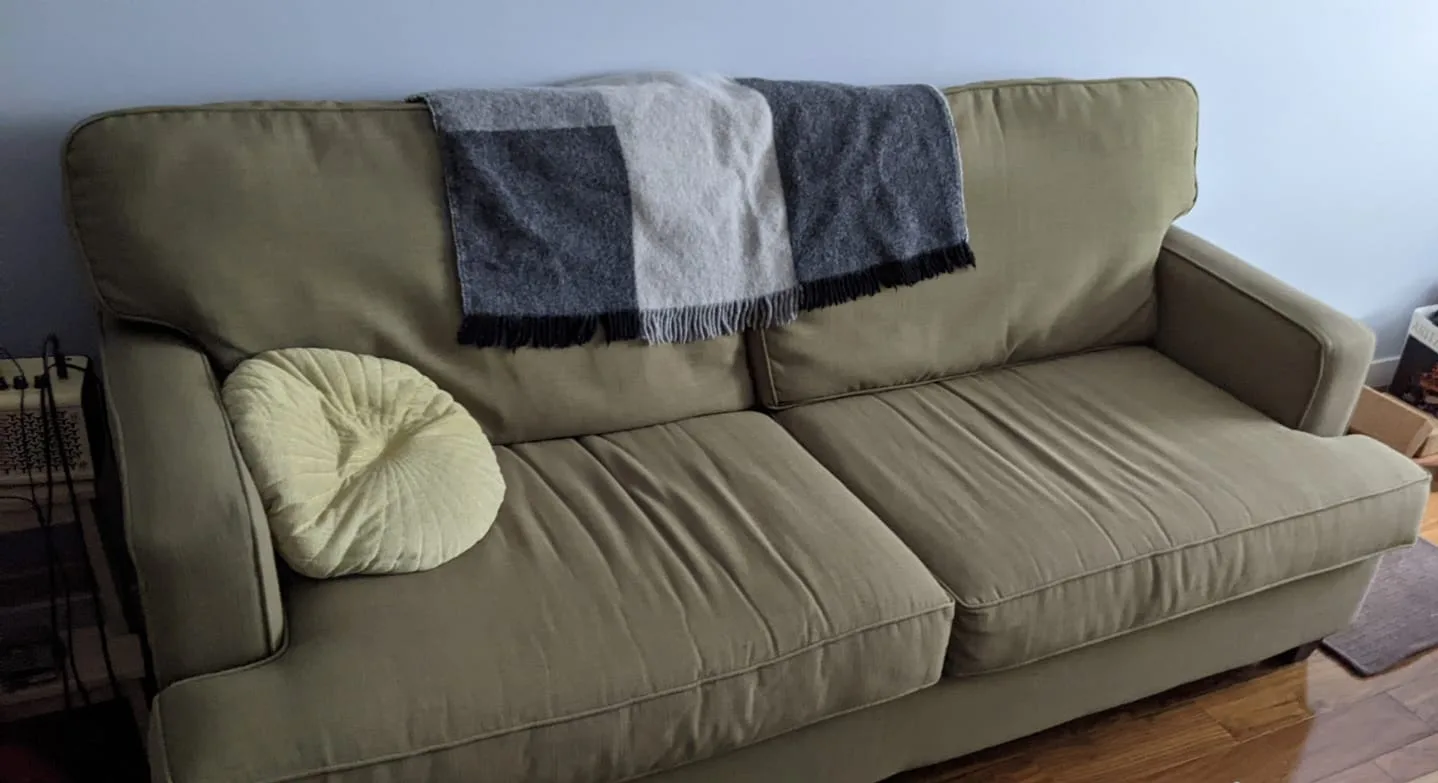 Green fabric Sofa image indicator(6)