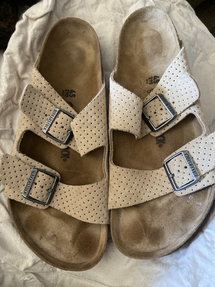 Birkenstock Arizona Suede Sandals Size 45 - photo 4