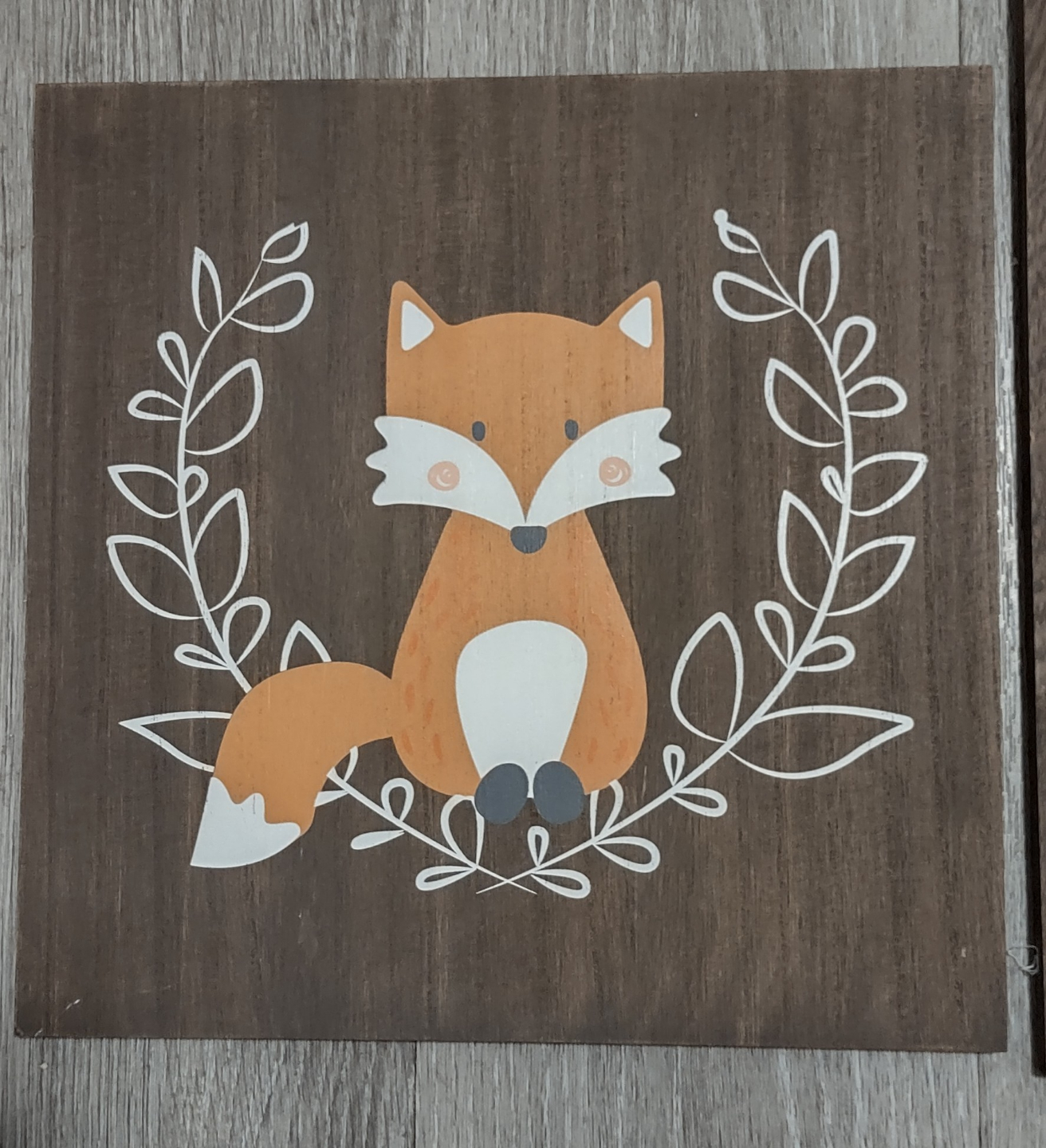 Set of Two Wooden Animal Wall Decor Prints 🦊 & 🐻 - photo 2
