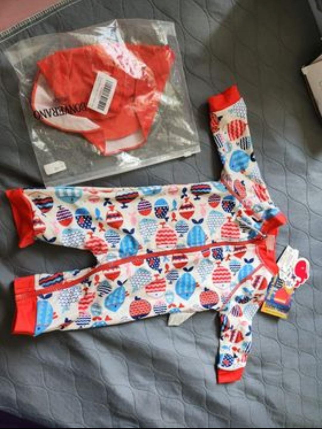 Baby Swimsuit with Matching Hat