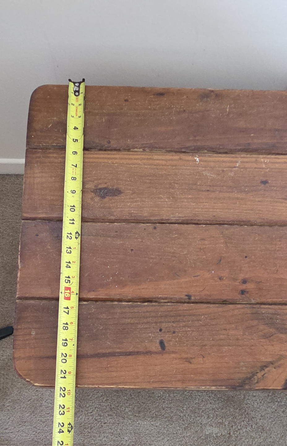 Rustic Wooden Coffee Table - photo 4