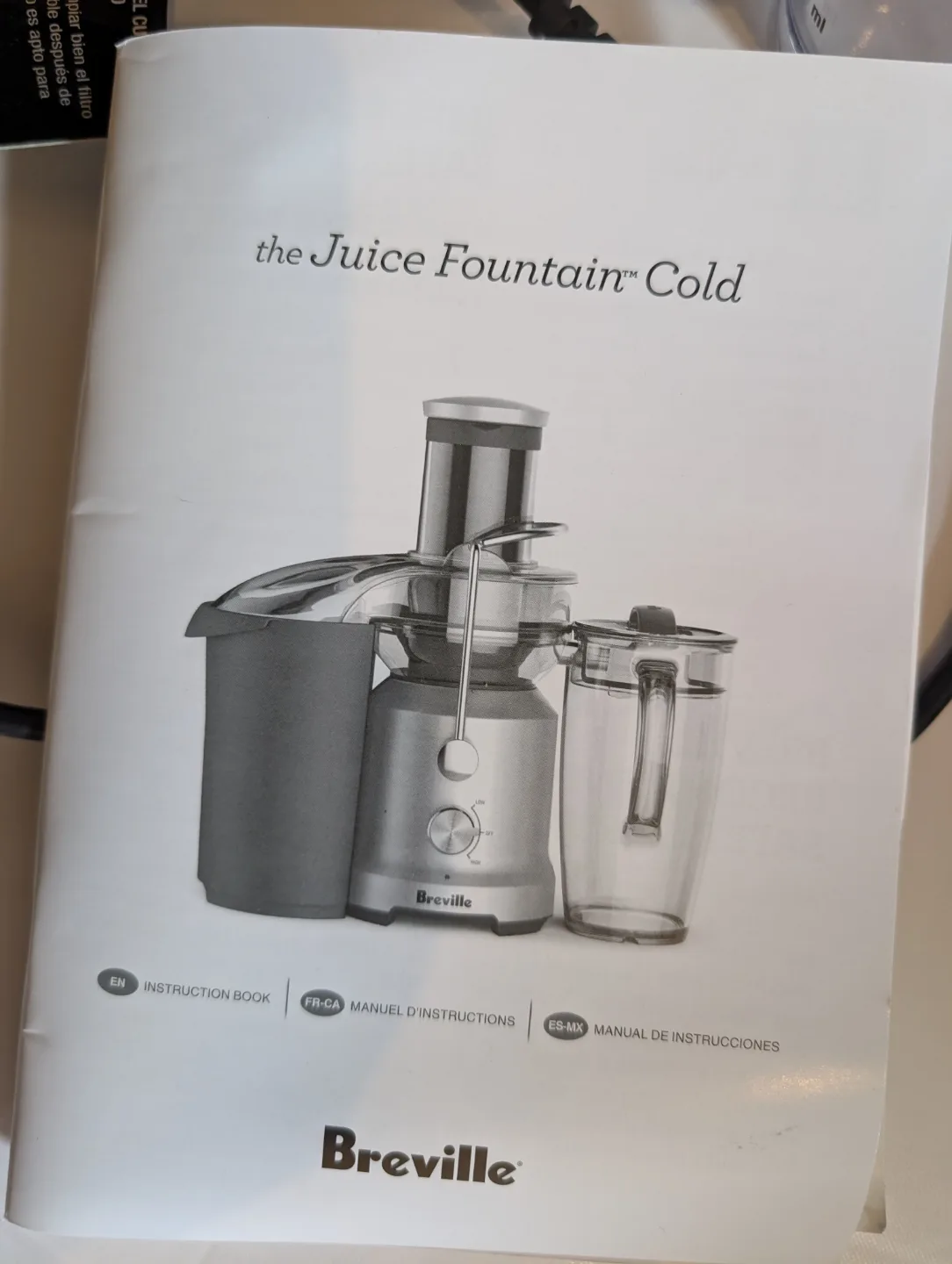Breville Juice Fountain Cold Juicer image indicator(2)