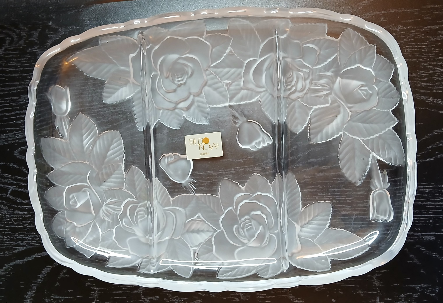 Studio Novo Crystal Serving Platter