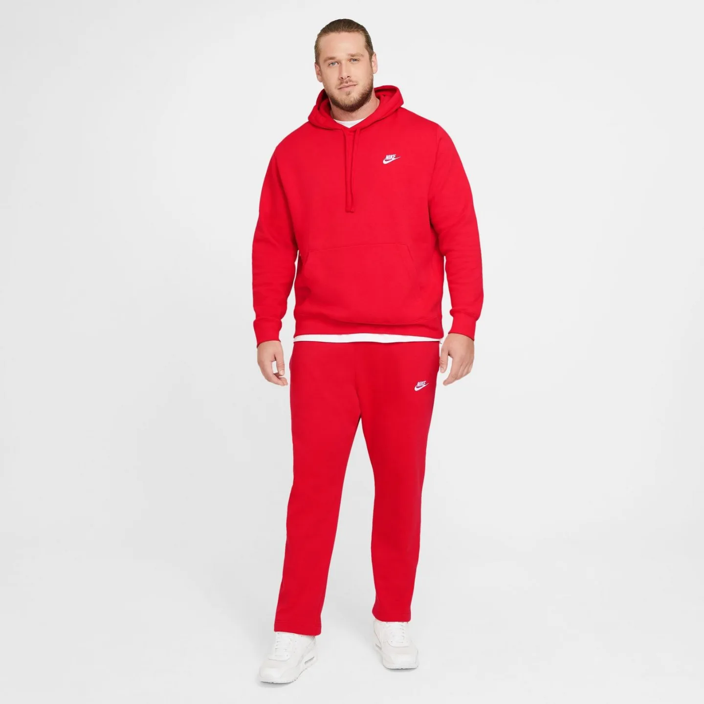 Men's Nike Sportswear Club Fleece Hoodie University Red thumbnail